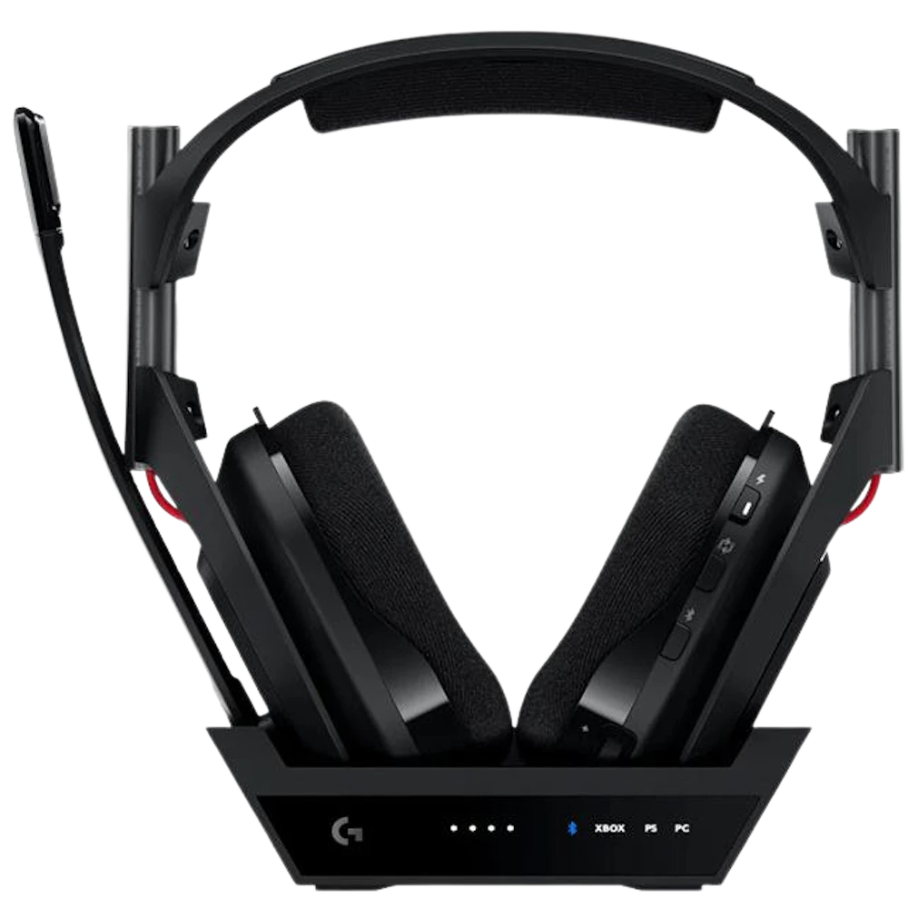 A large main feature product image of Logitech G ASTRO A50 Gen 5 Wireless Headset & Base Station for PC/PlayStation/Xbox (Black)