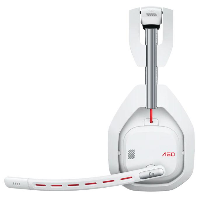 A large main feature product image of Logitech G ASTRO A50 Gen 5 Wireless Headset & Base Station for PC/PlayStation/Xbox (White)