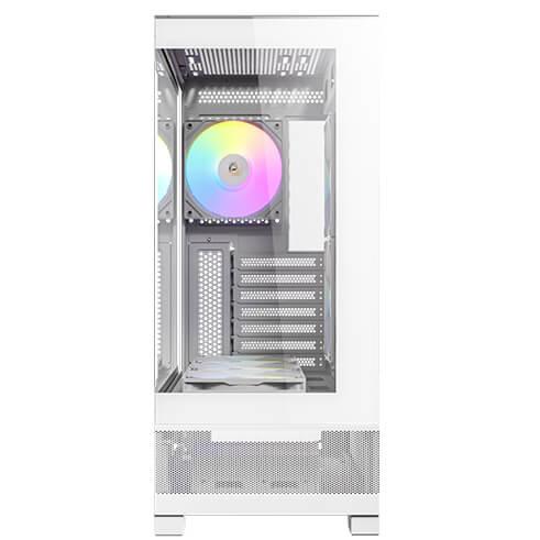 A large main feature product image of Antec CX700 ARGB Elite - Tempered Glass Mid Tower Case (White)
