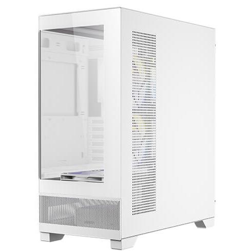 A large main feature product image of Antec CX700 ARGB Elite - Tempered Glass Mid Tower Case (White)