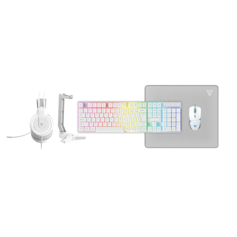 Fantech 5-in-1 Keyboard Mouse Combo - White