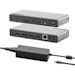 A product image of ALOGIC DV4 Quad Display Docking Station with AC Adapter