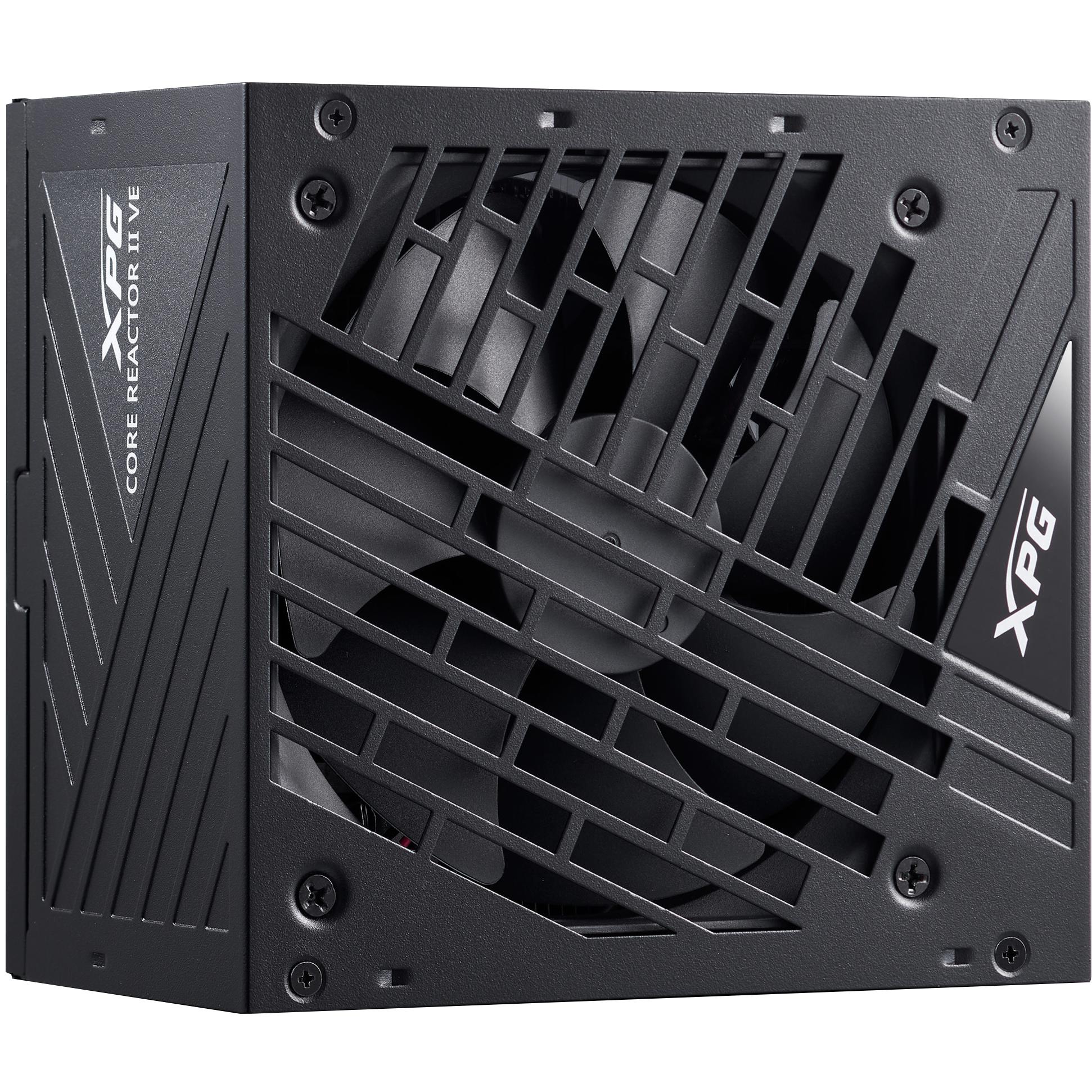 A large main feature product image of ADATA XPG Core Reactor II VE 750W Gold ATX Modular PSU