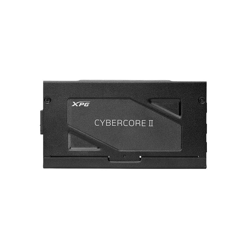 A large main feature product image of ADATA XPG Cybercore II 1000W Platinum PCIe 5.0 ATX 3.0 Modular PSU