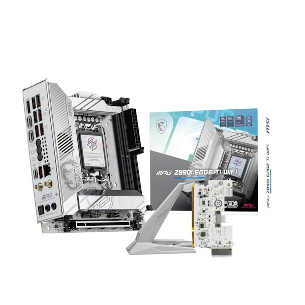 MSI MPG Z890I Edge TI WiFi LGA1851 Mini-ITX Desktop Motherboard