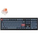 A product image of Keychron V6 Max - Fullsize QMK/VIA RGB Wireless Custom Mechanical Keyboard - Black (Gateron Silent Red Switch)