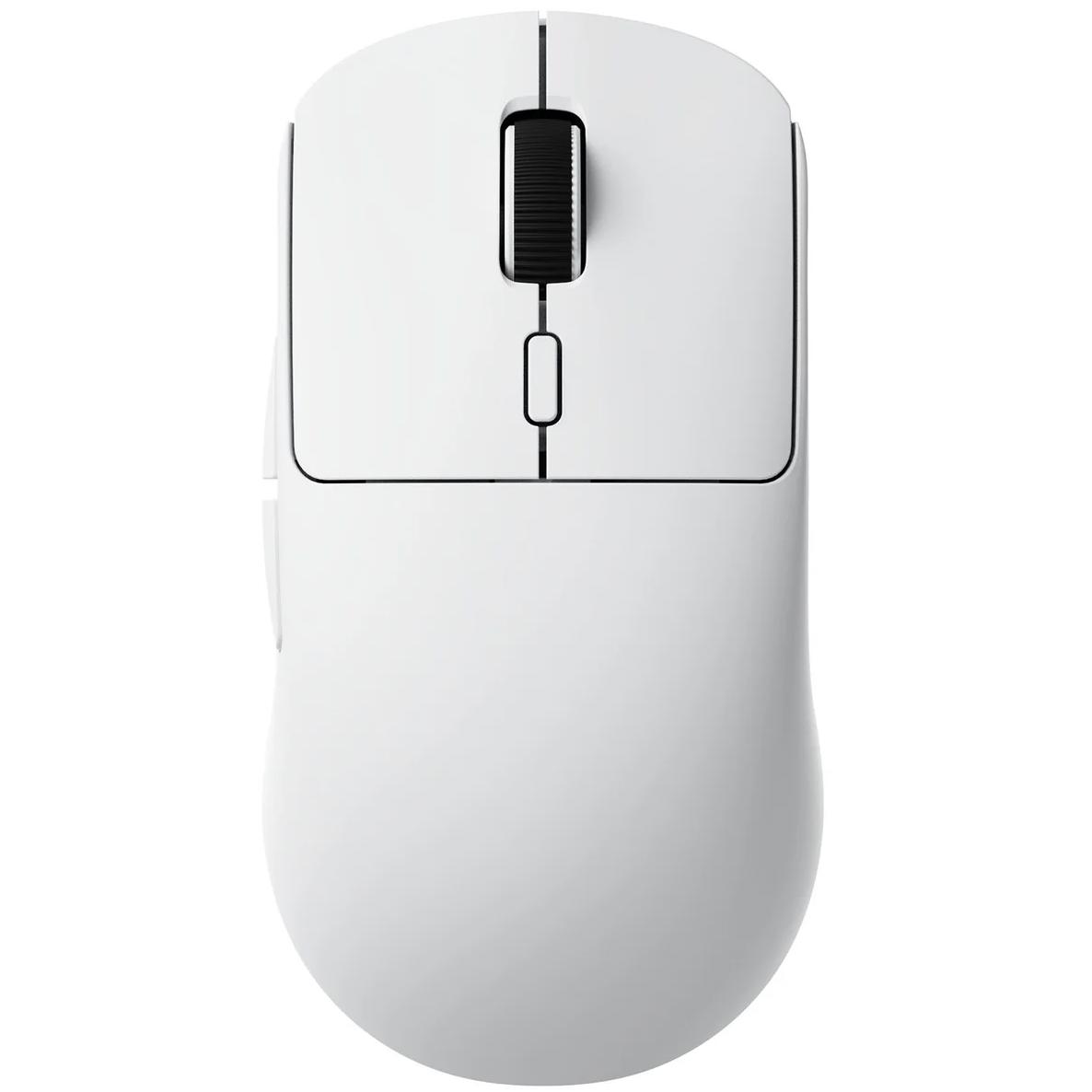 A large main feature product image of Keychron Lemokey G2 8K - 52g Lightweight Wireless Mouse (White)