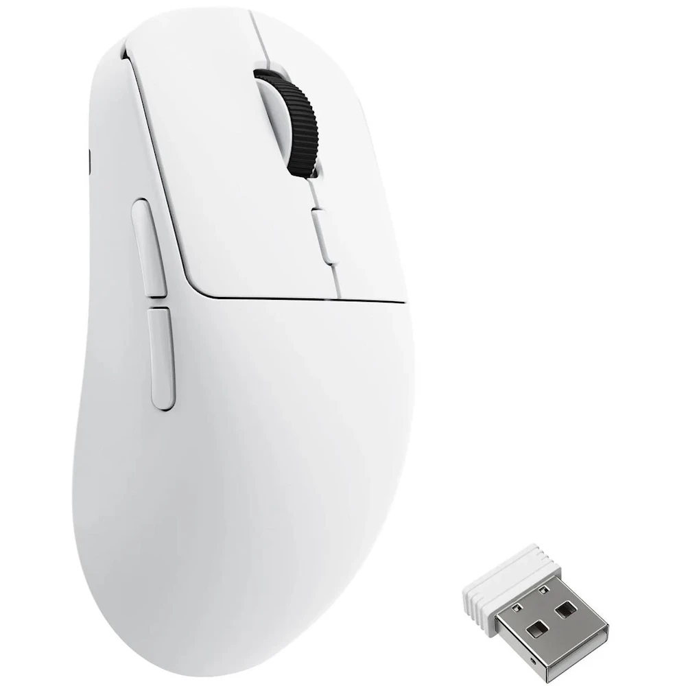 Keychron Lemokey G2 8K - 52g Lightweight Wireless Mouse (White)