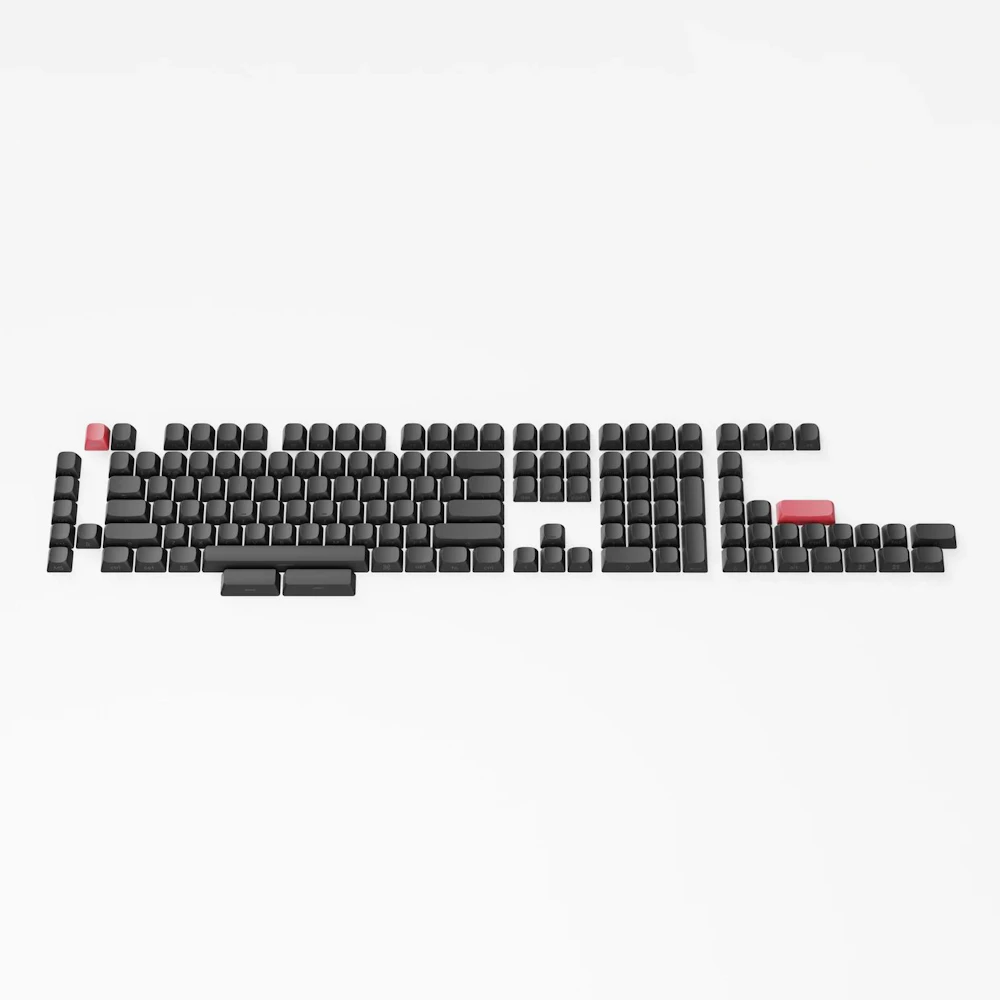 Keychron Double Shot OSA PBT Side-Printed Full Keycap Set (Black)
