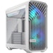 A product image of EX-DEMO Fractal Design Torrent Compact RGB TG Clear Tint Mid Tower Case - White