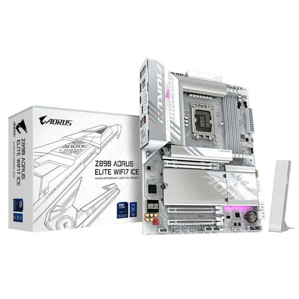 Gigabyte Z890 AORUS ELITE WIFI7 ICE LGA1851 ATX Desktop Motherboard
