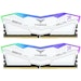 A product image of Team T-Force Delta RGB 32GB Kit (2x16GB) DDR5 C30 6000MHz - White