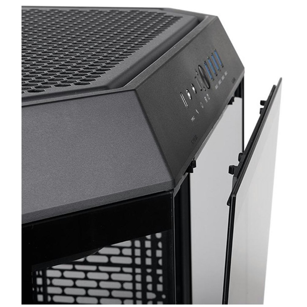 A large main feature product image of Thermaltake The Tower 600 - Mid Tower Case (Black)