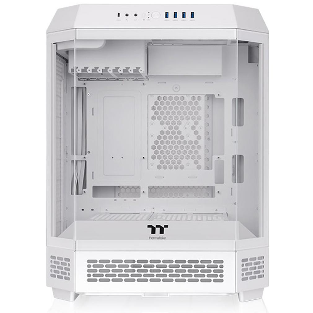 A large main feature product image of Thermaltake The Tower 600 - Mid Tower Case (Snow)