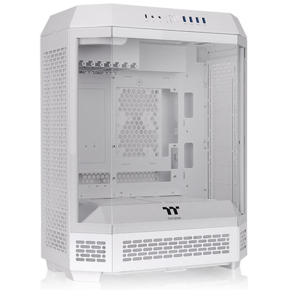 A large main feature product image of Thermaltake The Tower 600 - Mid Tower Case (Snow)