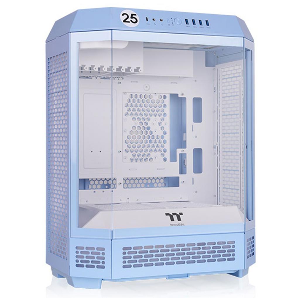 A large main feature product image of Thermaltake The Tower 600 - Mid Tower Case (Hydrangea Blue)