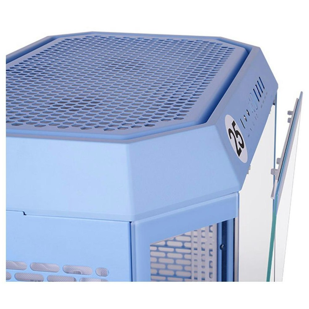 A large main feature product image of Thermaltake The Tower 600 - Mid Tower Case (Hydrangea Blue)