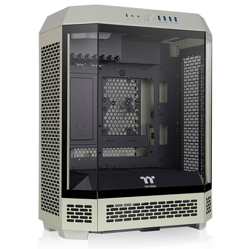 A large main feature product image of Thermaltake The Tower 600 - Mid Tower Case (Matcha Green)