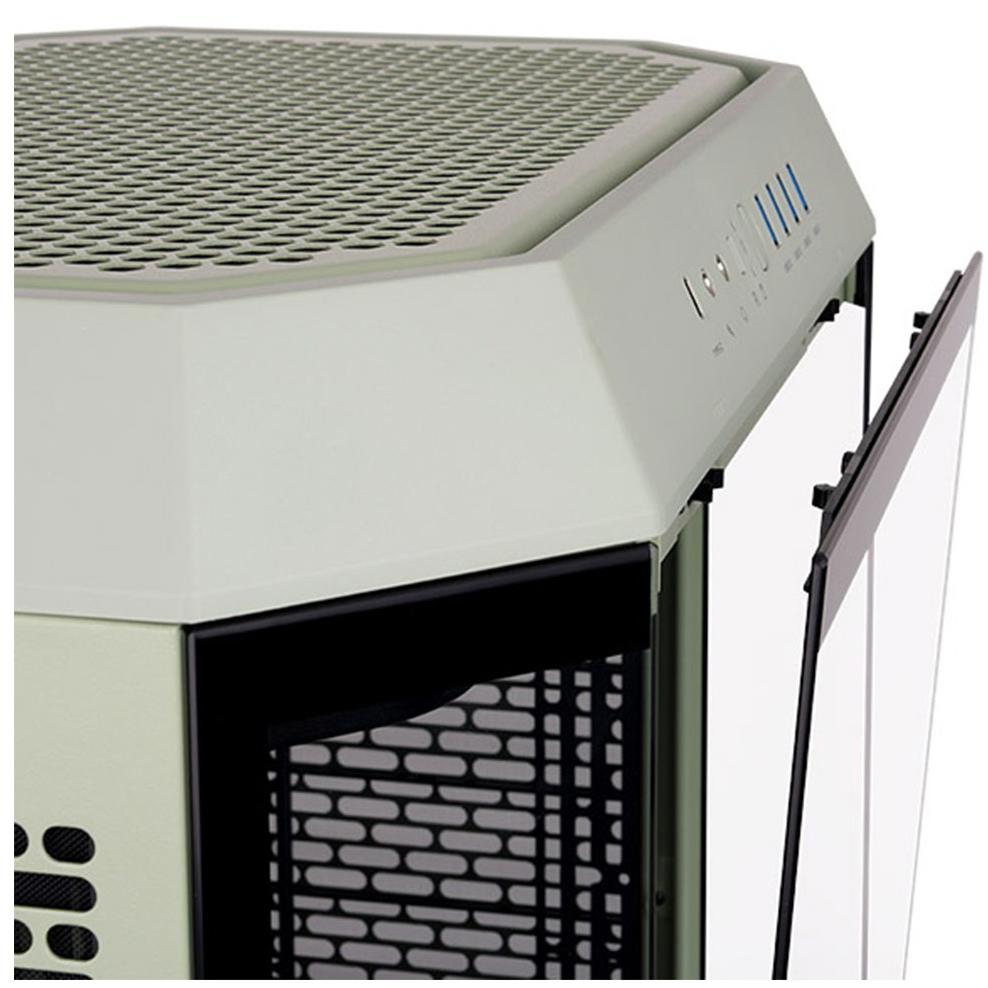 A large main feature product image of Thermaltake The Tower 600 - Mid Tower Case (Matcha Green)
