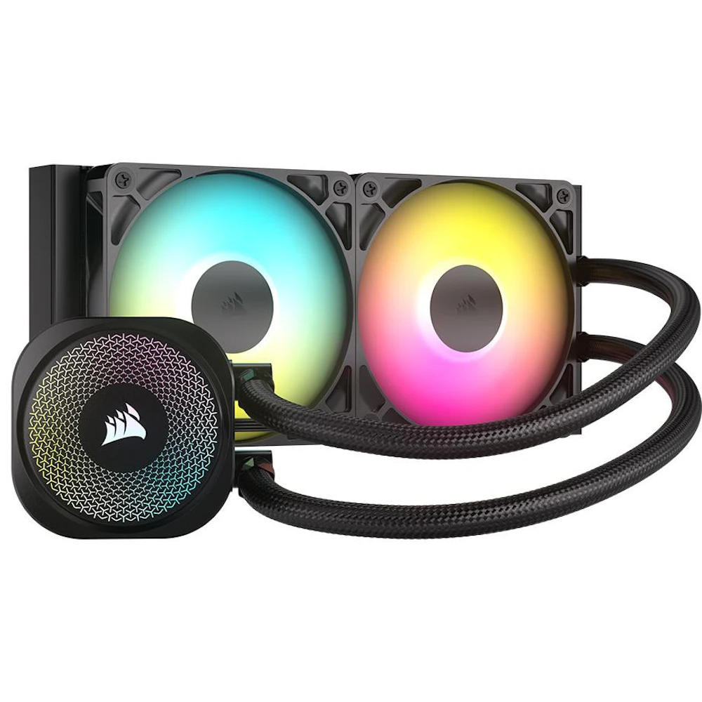 Corsair NAUTILUS 240 RS ARGB - 240mm AIO Liquid CPU Cooler (Black)