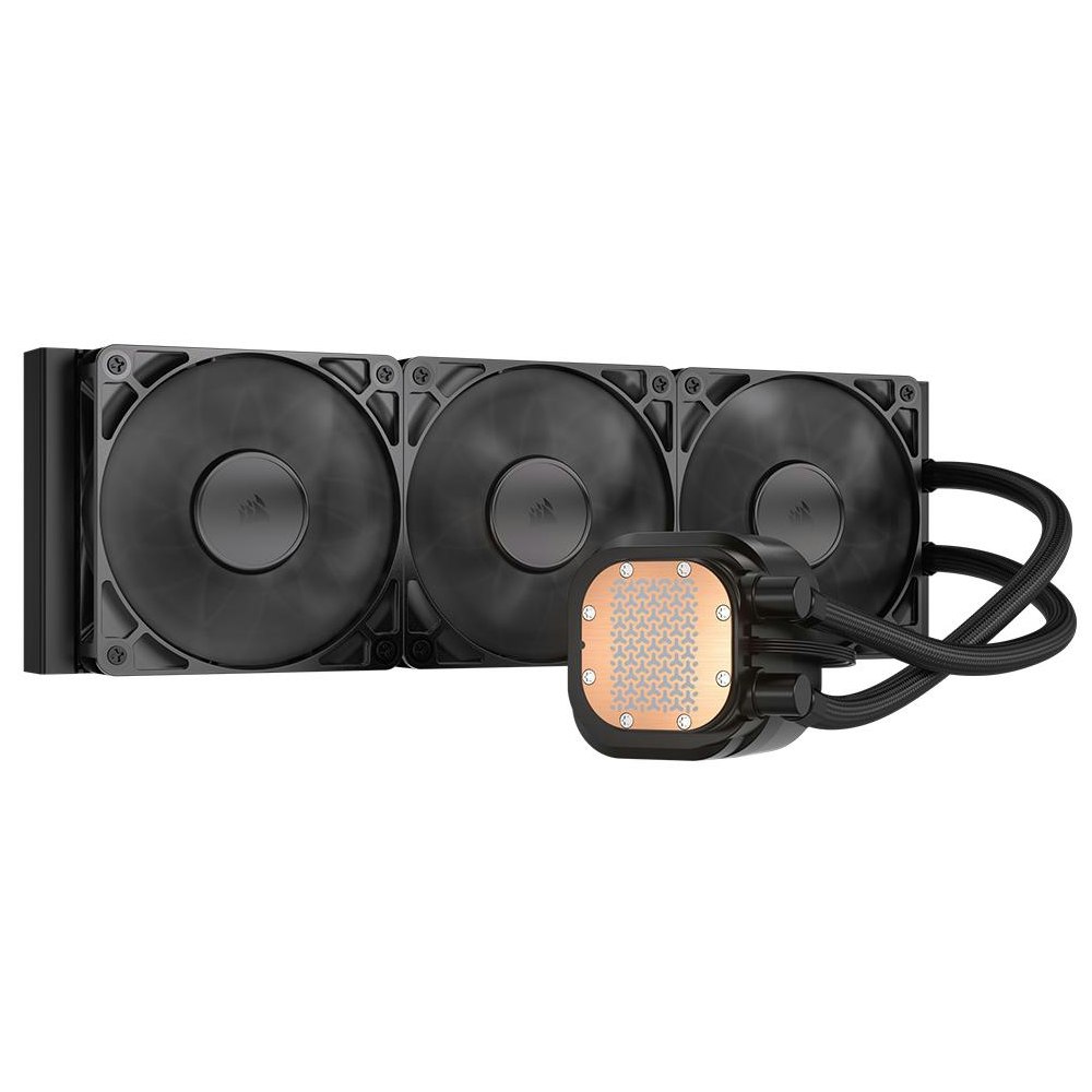 A large main feature product image of Corsair NAUTILUS 360 RS - 360mm AIO Liquid CPU Cooler (Black)
