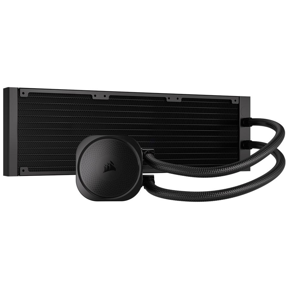A large main feature product image of Corsair NAUTILUS 360 RS - 360mm AIO Liquid CPU Cooler (Black)