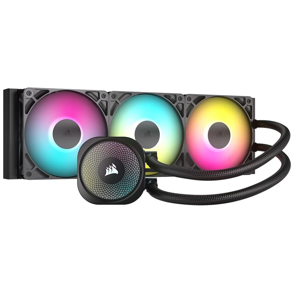 Corsair NAUTILUS 360 RS ARGB - 360mm AIO Liquid CPU Cooler (Black)