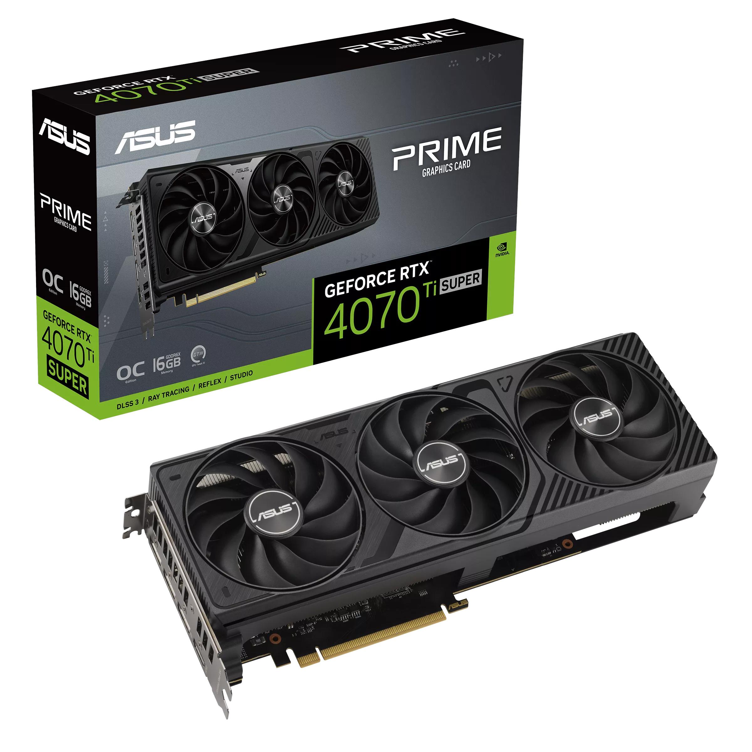 ASUS GeForce RTX 4070 Ti SUPER Prime OC 16GB GDDR6X