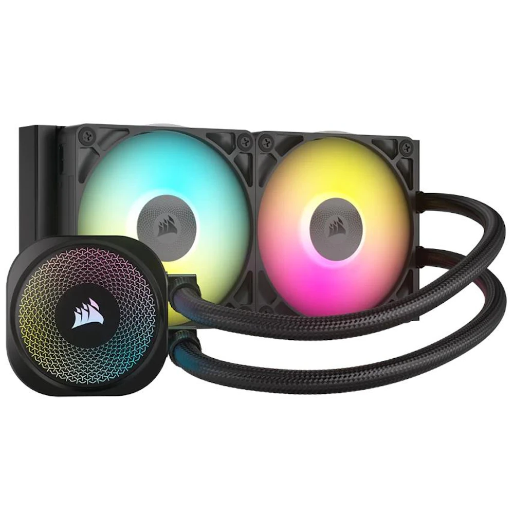 Corsair iCUE LINK TITAN 240 RX RGB - 240mm AIO Liquid CPU Cooler (Black)