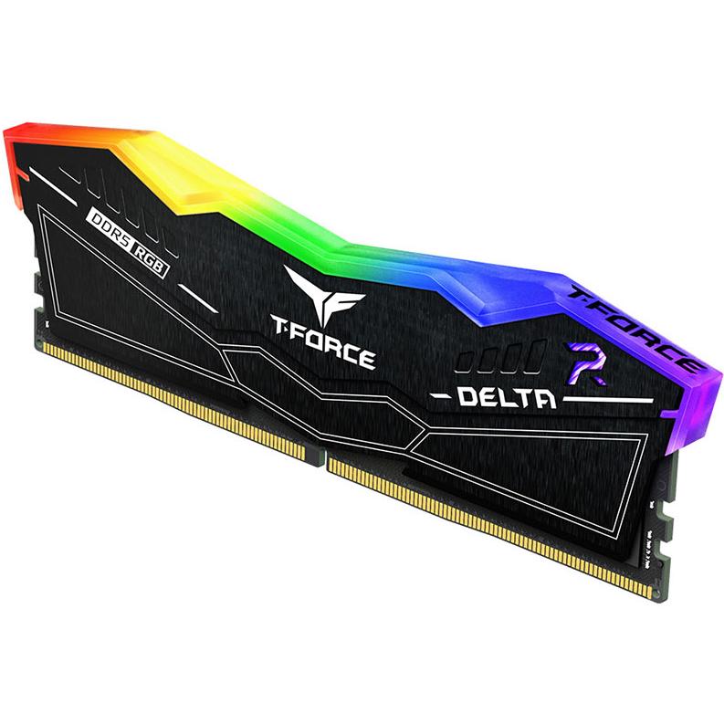 A large main feature product image of Team T-Force Delta RGB 32GB Kit (2x16GB) DDR5-6000 C30