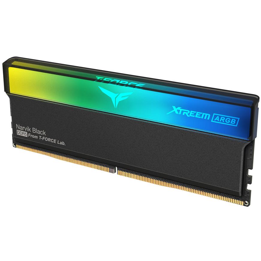 A large main feature product image of Team T-Force Xtreem ARGB 32GB Kit (2x16GB) DDR5-6000 C30