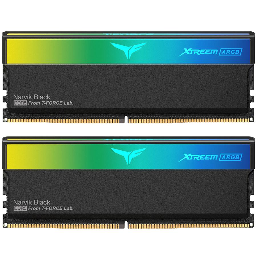 A large main feature product image of Team T-Force Xtreem ARGB 32GB Kit (2x16GB) DDR5-6000 C30