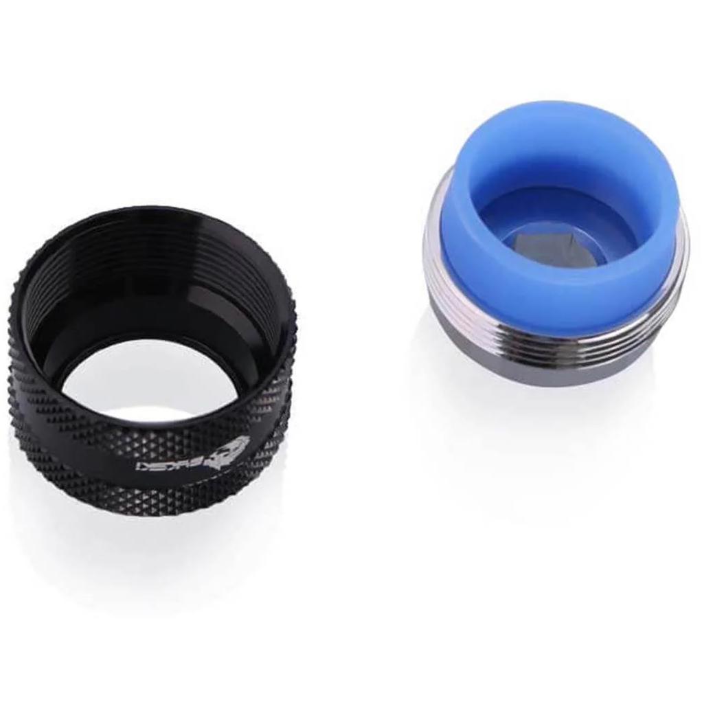 A large main feature product image of Bykski G1/4" 16mm Hard Tube Compression Fitting (Black)
