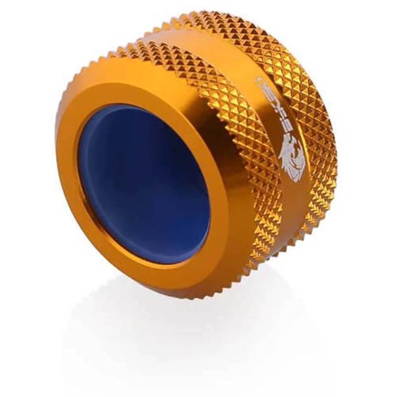 A large main feature product image of Bykski G1/4" 16mm Hard Tube Compression Fitting (Gold)