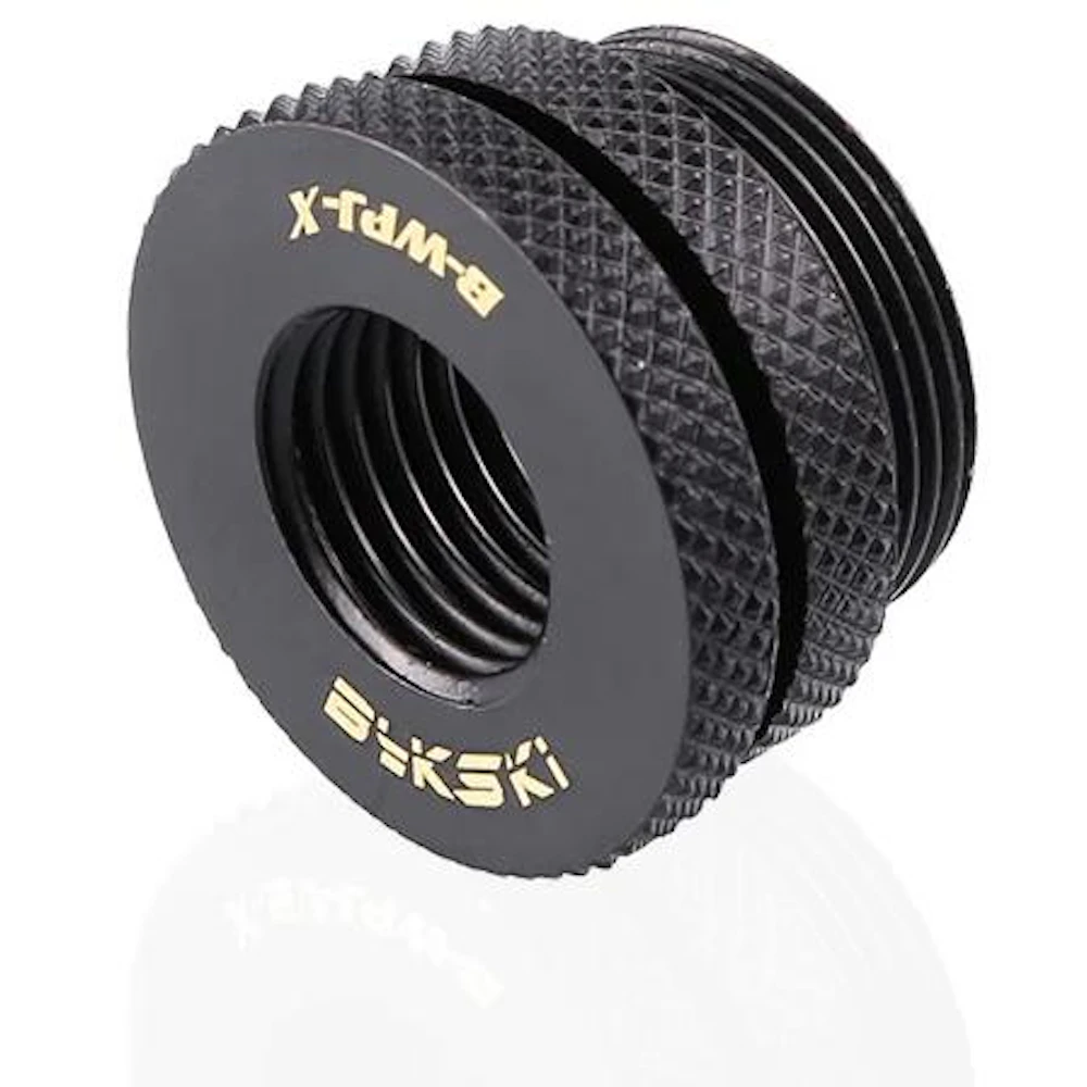 Bykski G1/4" Pass Thru Fitting (Black)