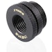 A product image of Bykski G1/4 Pass Thru Fitting (Black)