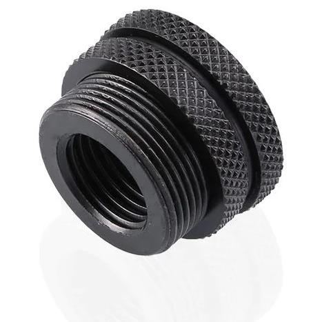 A large main feature product image of Bykski G1/4" Pass Thru Fitting (Black)