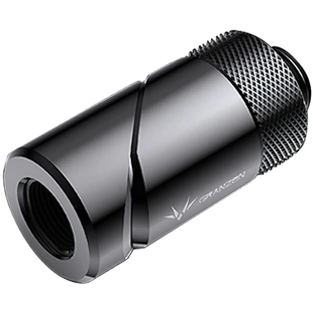 Bykski Granzon GD-SK G1/4" Male to Female 360 Degree Elbow Fitting (Black)