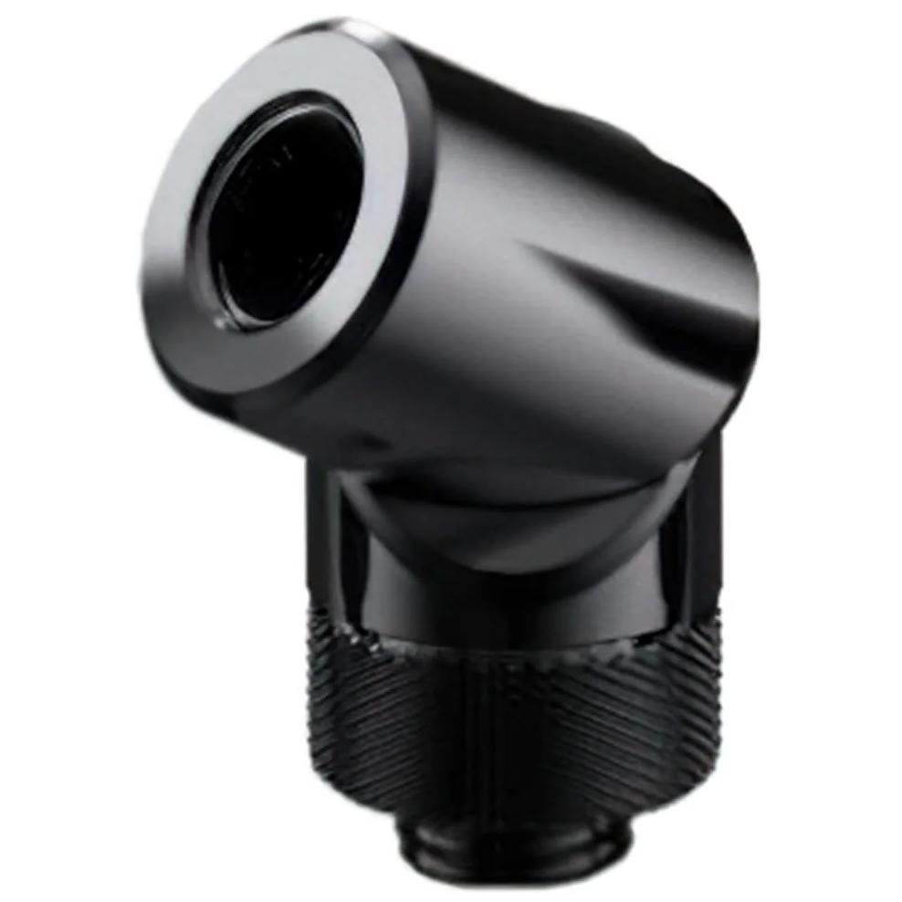 A large main feature product image of Bykski Granzon GD-SK G1/4" Male to Female 360 Degree Elbow Fitting (Black)