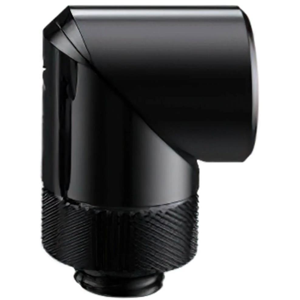 A large main feature product image of Bykski Granzon GD-SK G1/4" Male to Female 360 Degree Elbow Fitting (Black)