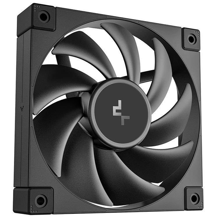 A large main feature product image of DeepCool FD12 120mm Fan - Black
