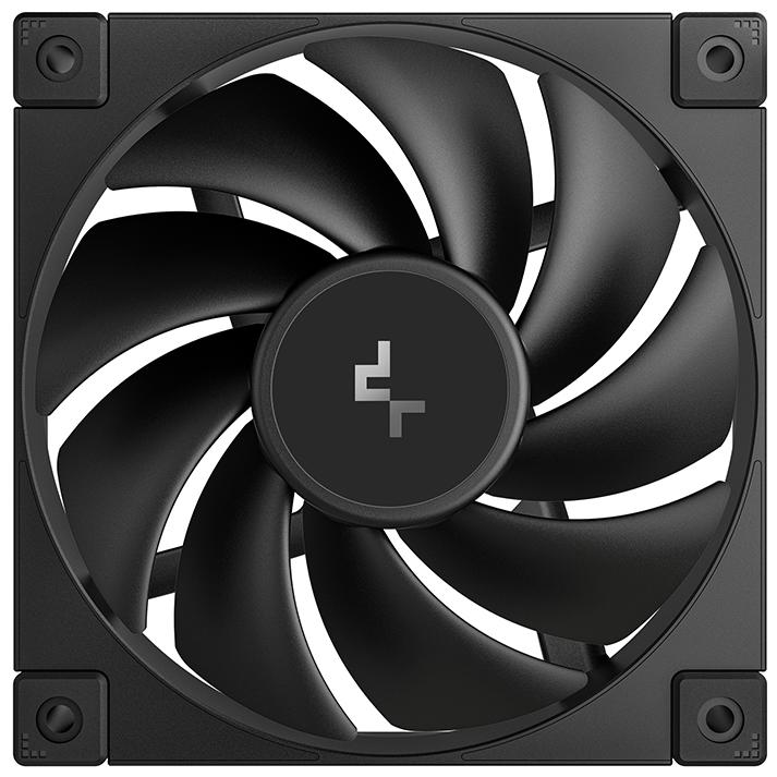 A large main feature product image of DeepCool FD12 120mm Fan - Black