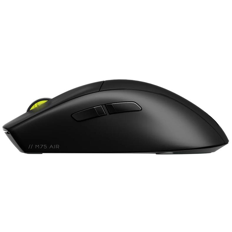 A large main feature product image of Corsair M75 AIR WIRELESS Ultra-Lightweight FPS Gaming Mouse