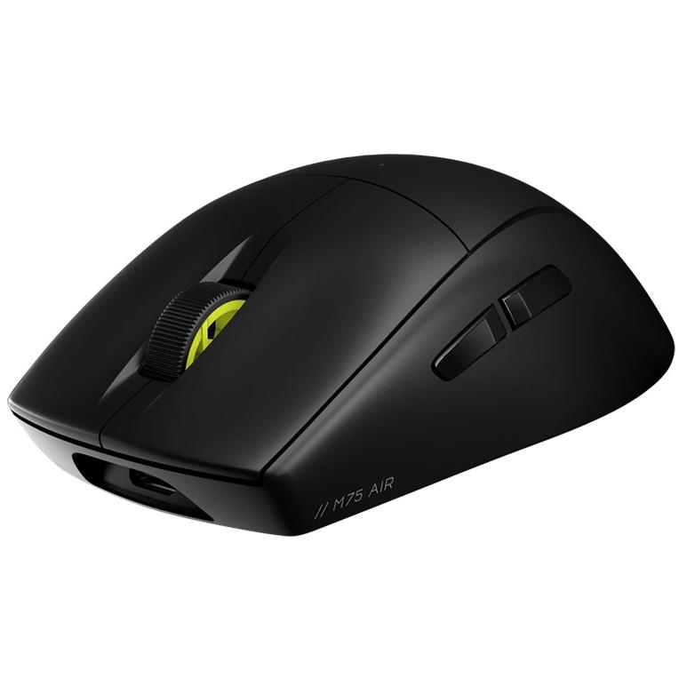 A large main feature product image of Corsair M75 AIR WIRELESS Ultra-Lightweight FPS Gaming Mouse