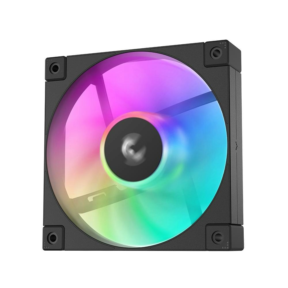 A large main feature product image of DeepCool FD12 ARGB 120mm Fan - Black