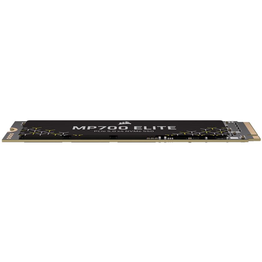 A large main feature product image of Corsair MP700 ELITE PCIe Gen5 NVMe M.2 SSD - 1TB