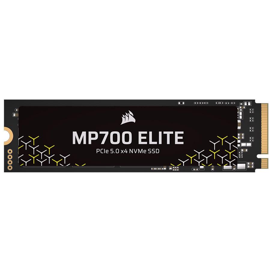A large main feature product image of Corsair MP700 ELITE PCIe Gen5 NVMe M.2 SSD - 2TB