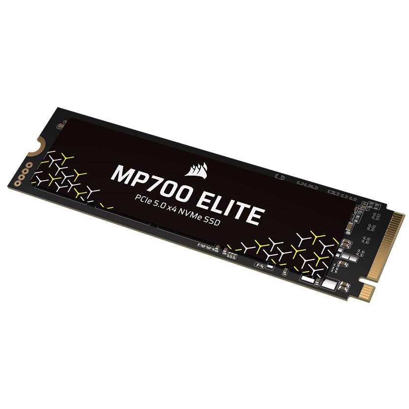 A large main feature product image of Corsair MP700 ELITE PCIe Gen5 NVMe M.2 SSD - 2TB