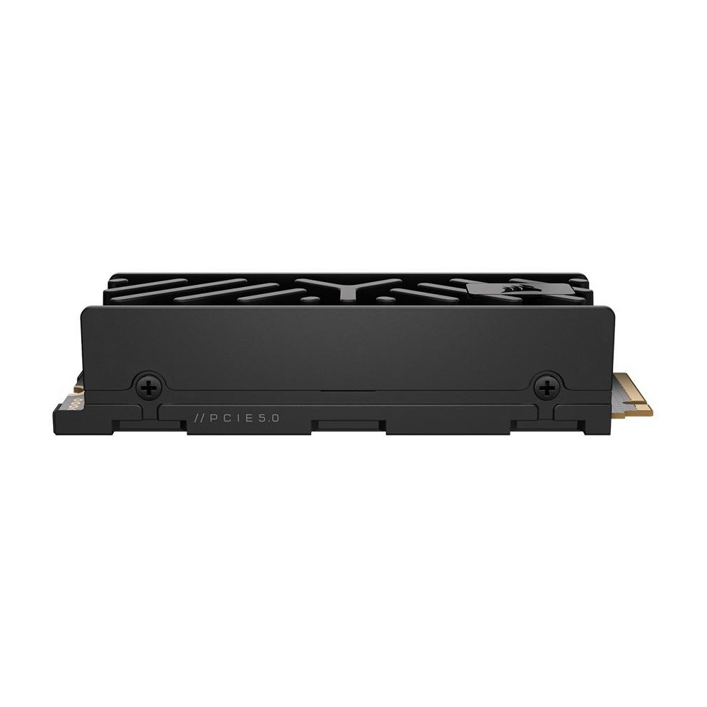 A large main feature product image of Corsair MP700 ELITE w/ Heatsink PCIe Gen5 NVMe M.2 SSD - 1TB