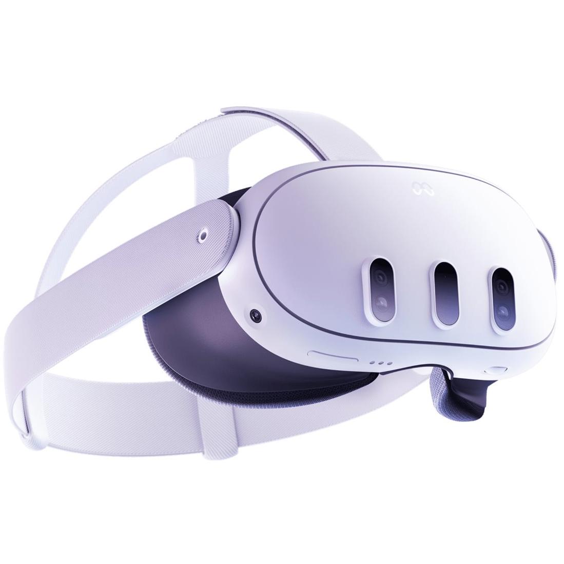 A large main feature product image of Meta Quest 3 Mixed Reality Headset w/ Touch Plus Controllers - 512GB